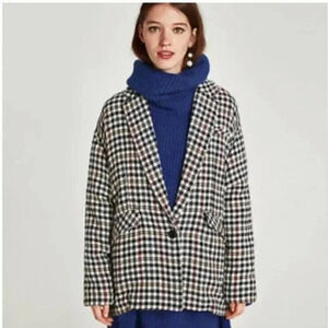 ZARA | RETRO  MULTICOLOR GINGHAM SHACKET